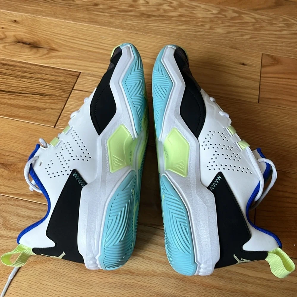 Jordan One Take 4 Mens Basketball Shoes White Coppa Lime Size 12